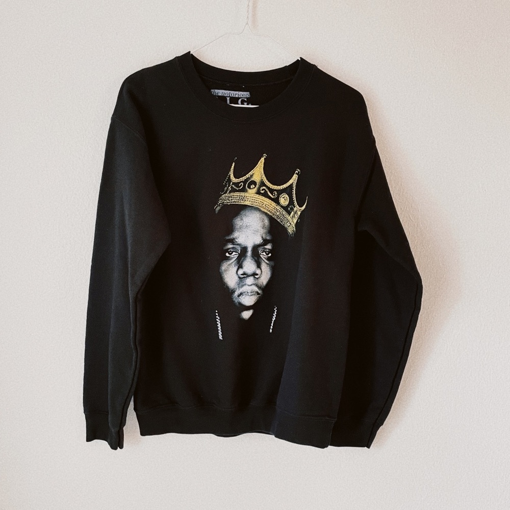 Notorious BIG crew neck sweater